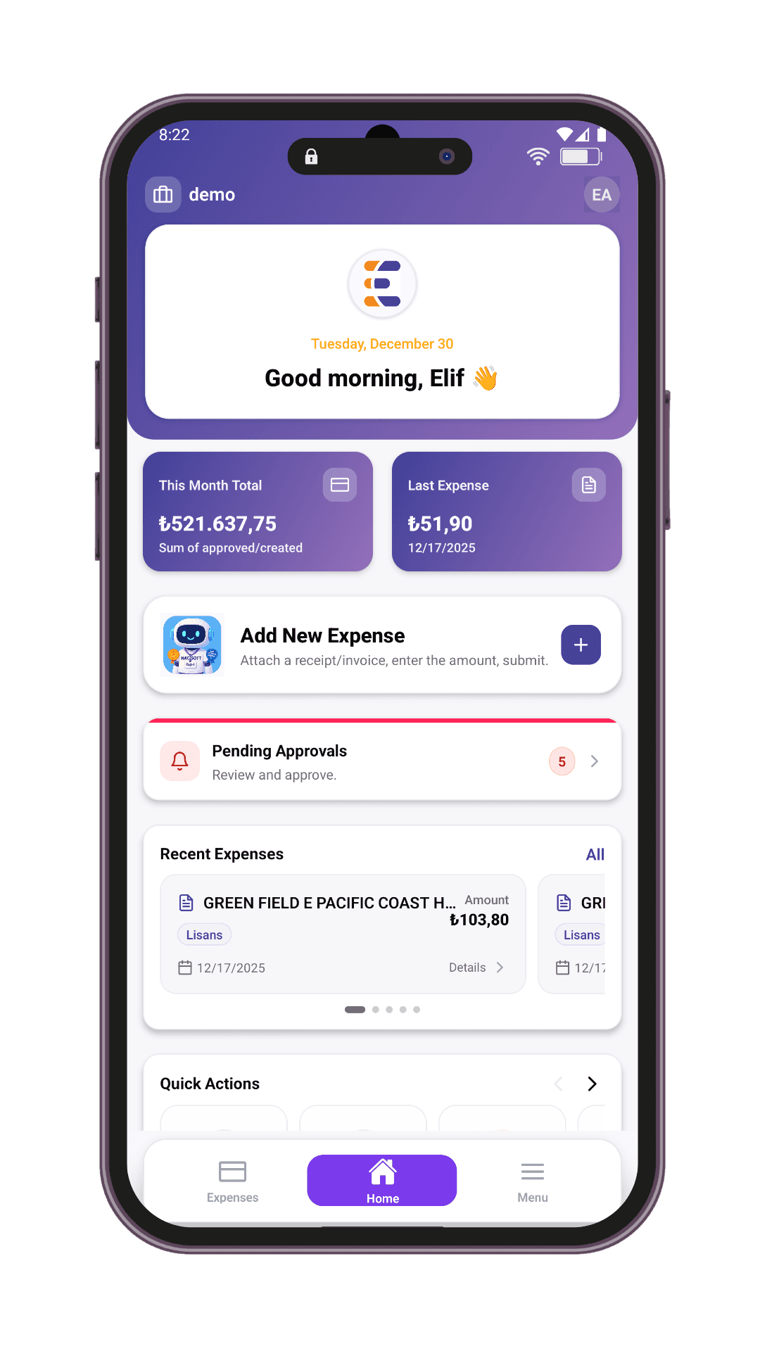 employee Screen